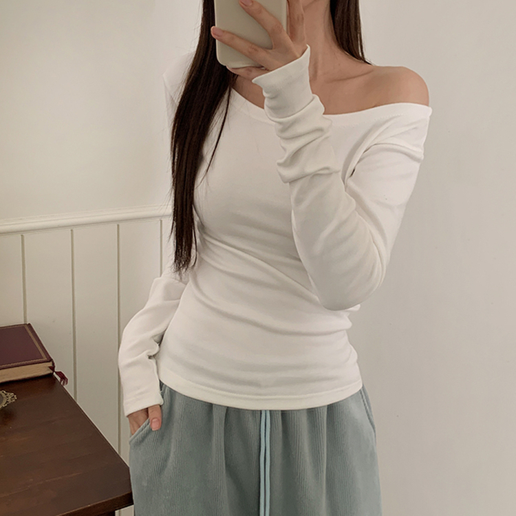 루지 원숄더 기모티