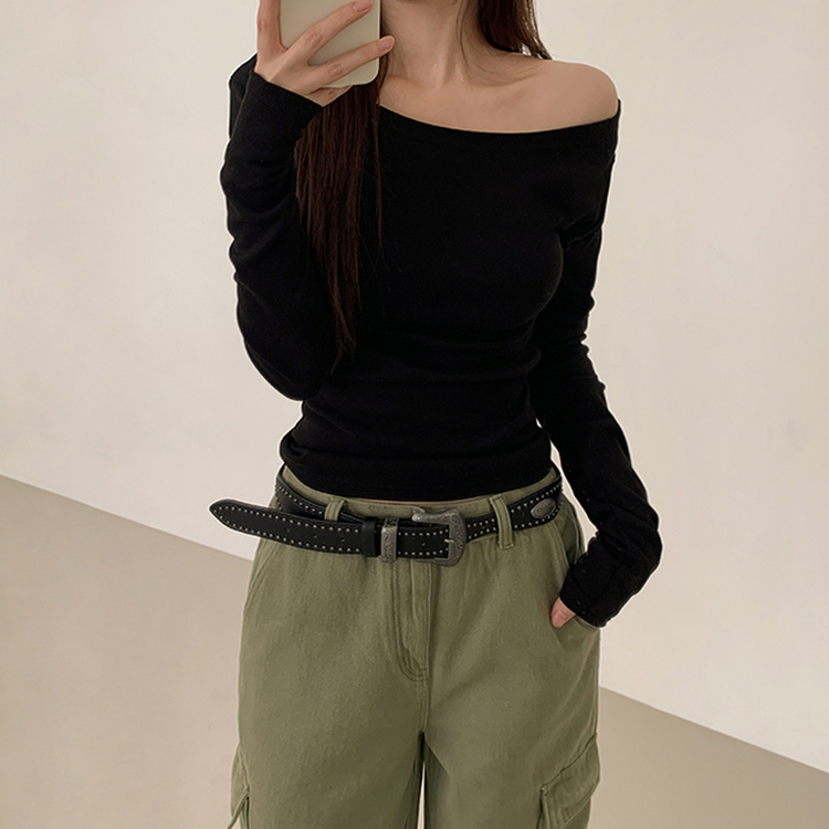 루지 원숄더 기모티