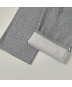 【丈別】【起毛】ジョガーワイドバンディングパンツ