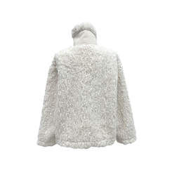 ウールダンブルファーハイネックコート