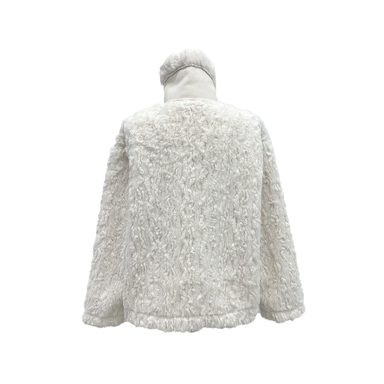 ウールダンブルファーハイネックコート