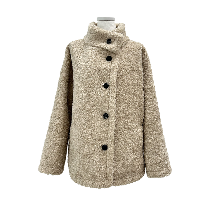 ハイネックムスタンコート