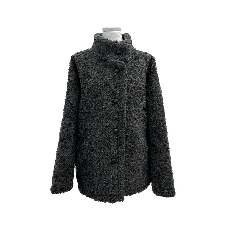 ハイネックムスタンコート