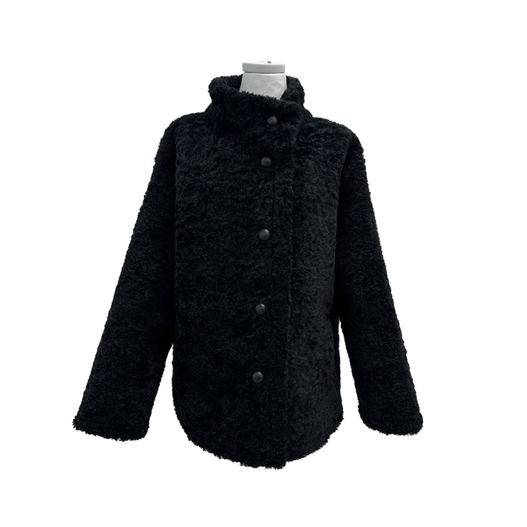 ハイネックムスタンコート