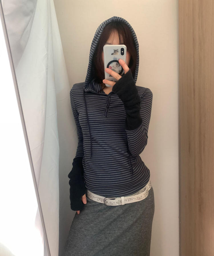 シルバースタッドフラワーバックルベルト IVORY