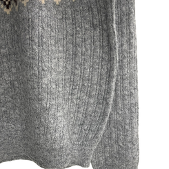 フラワーノルディックニット