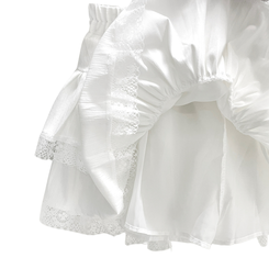 スエードティアードミニスカートパンツ