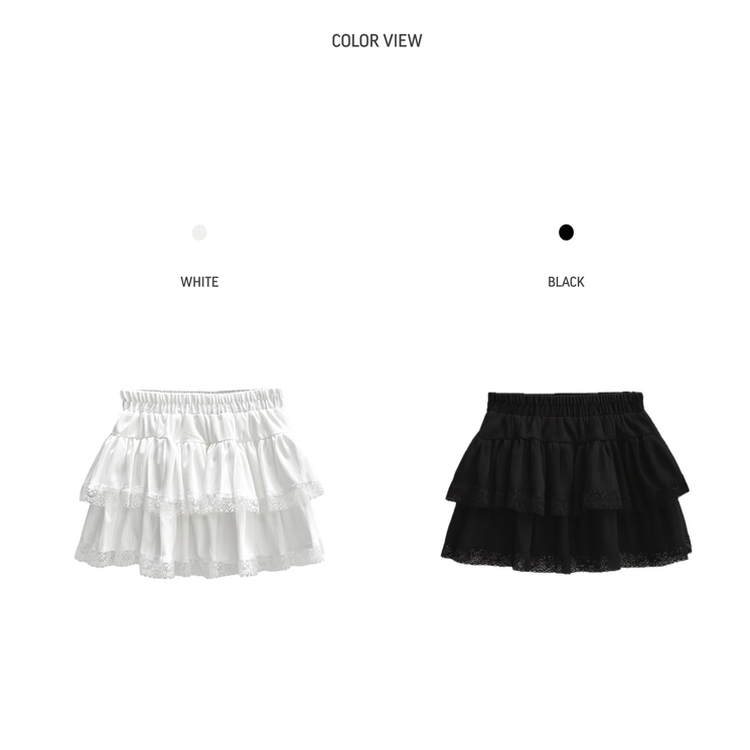 スエードティアードミニスカートパンツ