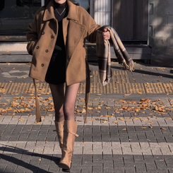 厚手ウールウィンターショートパンツ BLACK