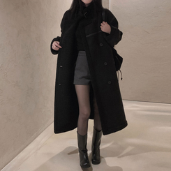 厚手ウールウィンターショートパンツ CHARCOAL