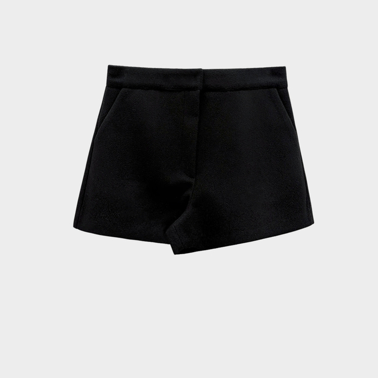 厚手ウールウィンターショートパンツ