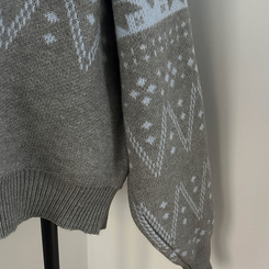 スノーノルディックバルーンオフニット