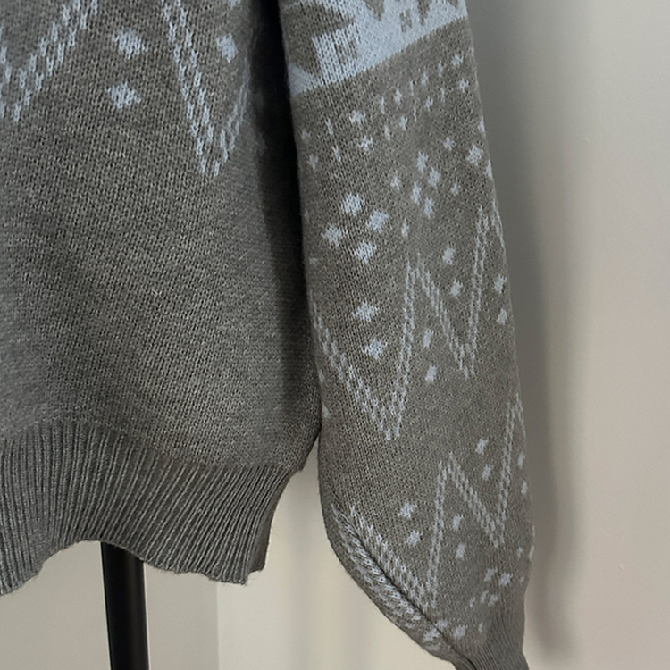 スノーノルディックバルーンオフニット