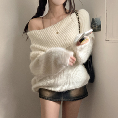 オフルーズフィットアンゴラニット IVORY