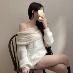 オフルーズフィットアンゴラニット IVORY