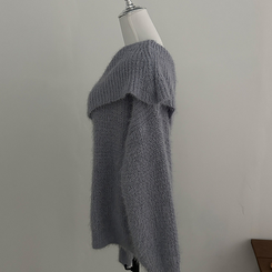 オフルーズフィットアンゴラニット