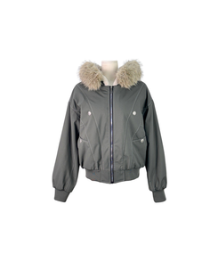 【ファー着脱可能】ビッグフードジップアップミリタリージャンパー