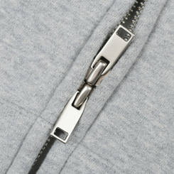 【起毛】クロップフードジップアップ(6color)