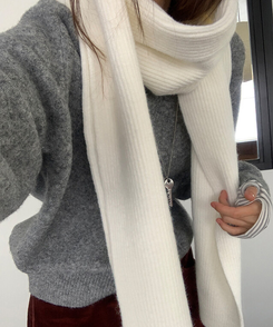 ソフトリブマフラー  SOFT CREAM