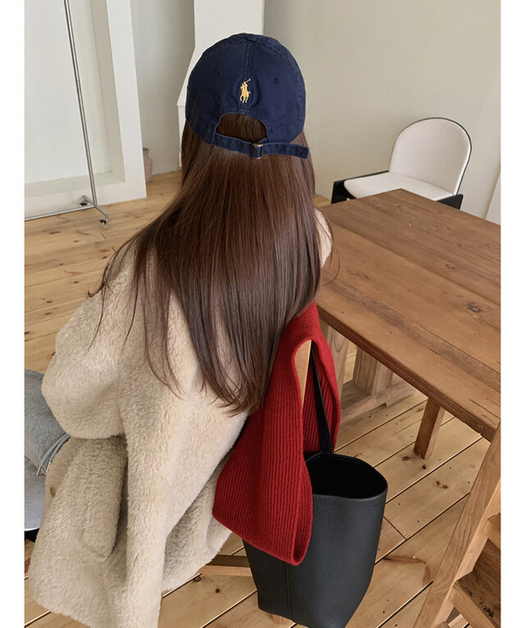 ソフトリブマフラー  RED