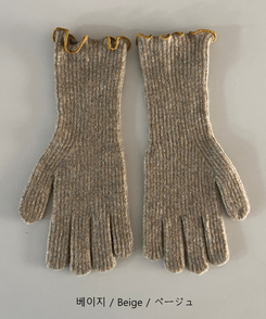 ニットフィンガーホール手袋