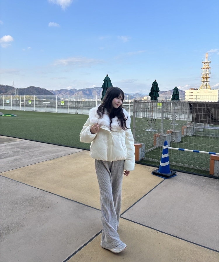 오리털 퍼 패딩