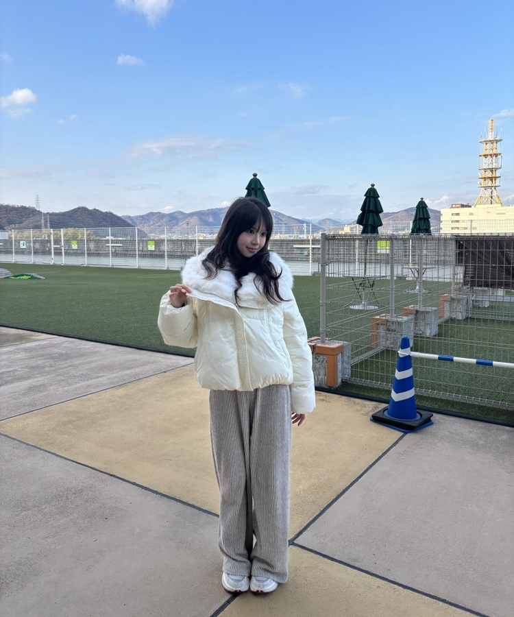 오리털 퍼 패딩