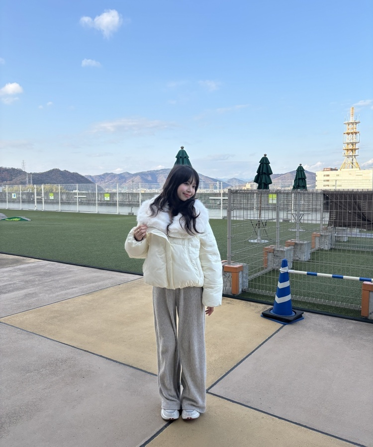 오리털 퍼 패딩