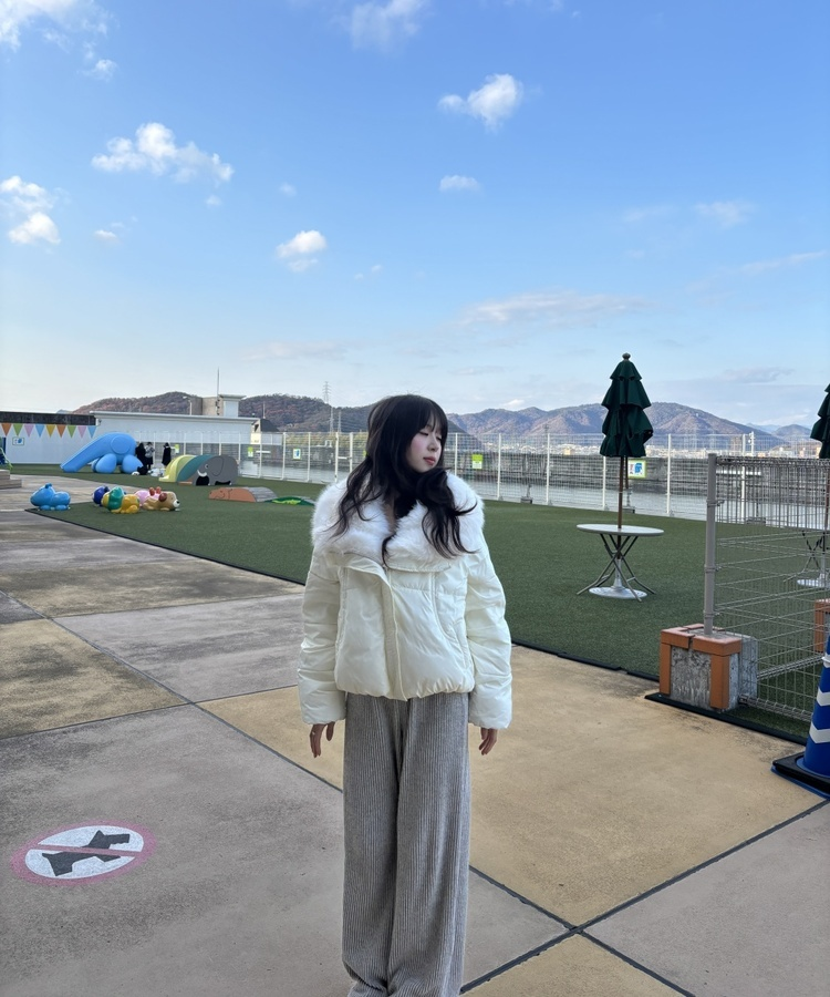 오리털 퍼 패딩