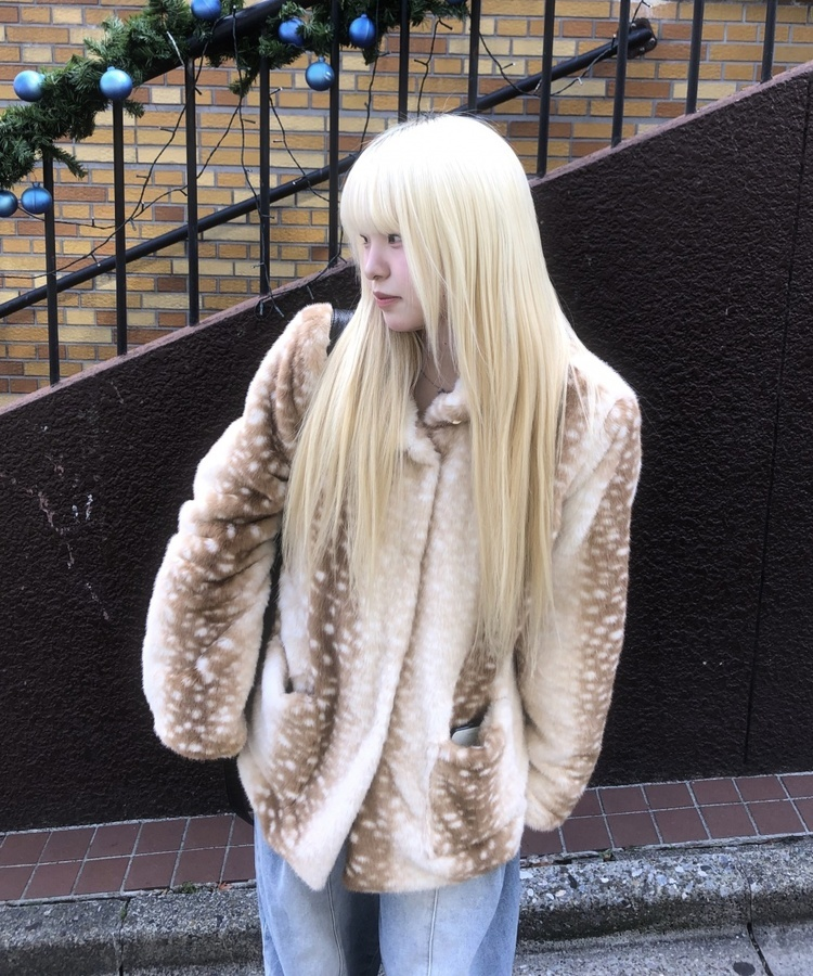 디어 눈꽃 퍼자켓