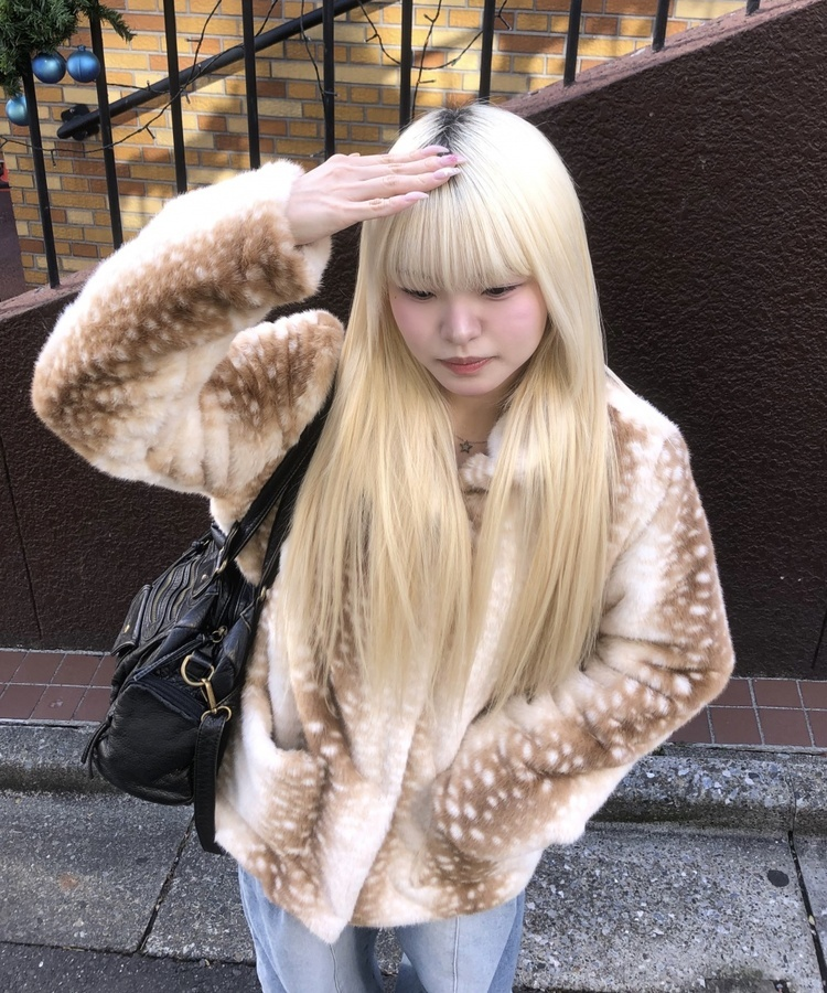 디어 눈꽃 퍼자켓