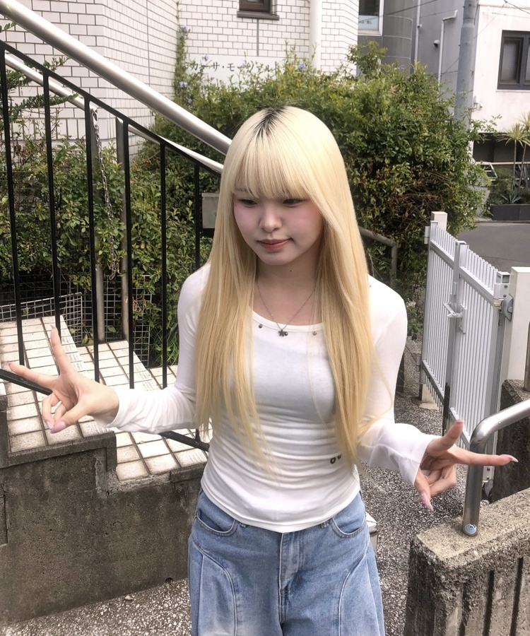 (기모)피스 슬림핏 긴팔티