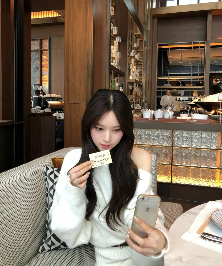 숄더 니트 미니 니트 원피스 벨트포함 아이보리