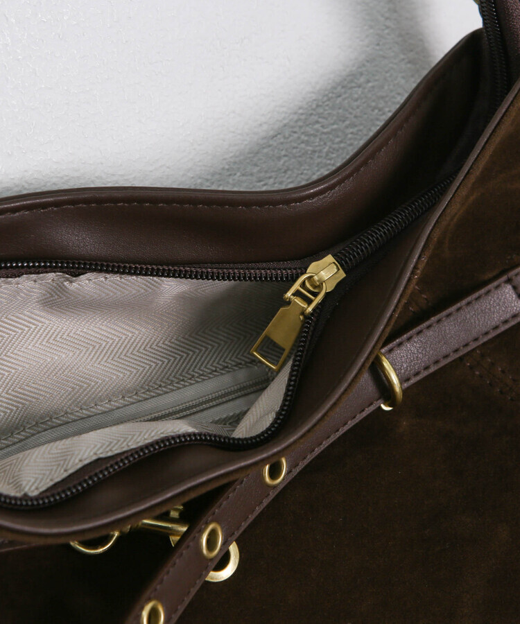 스웨이드 데일리 숄더 크로스백