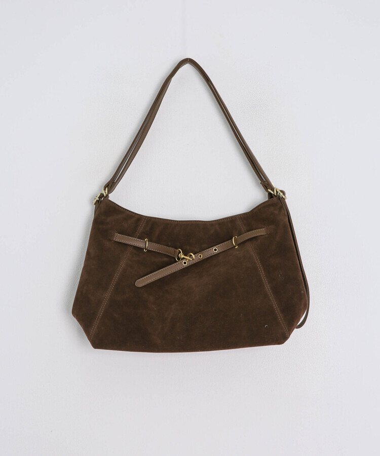 스웨이드 데일리 숄더 크로스백