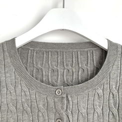 기본가디건 꽈배기 케이블 라운드 세미크롭 겨울 봄 간절기 니트가디건