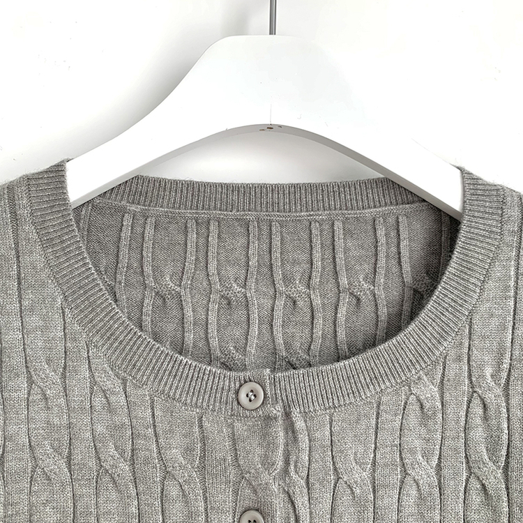 기본가디건 꽈배기 케이블 라운드 세미크롭 겨울 봄 간절기 니트가디건