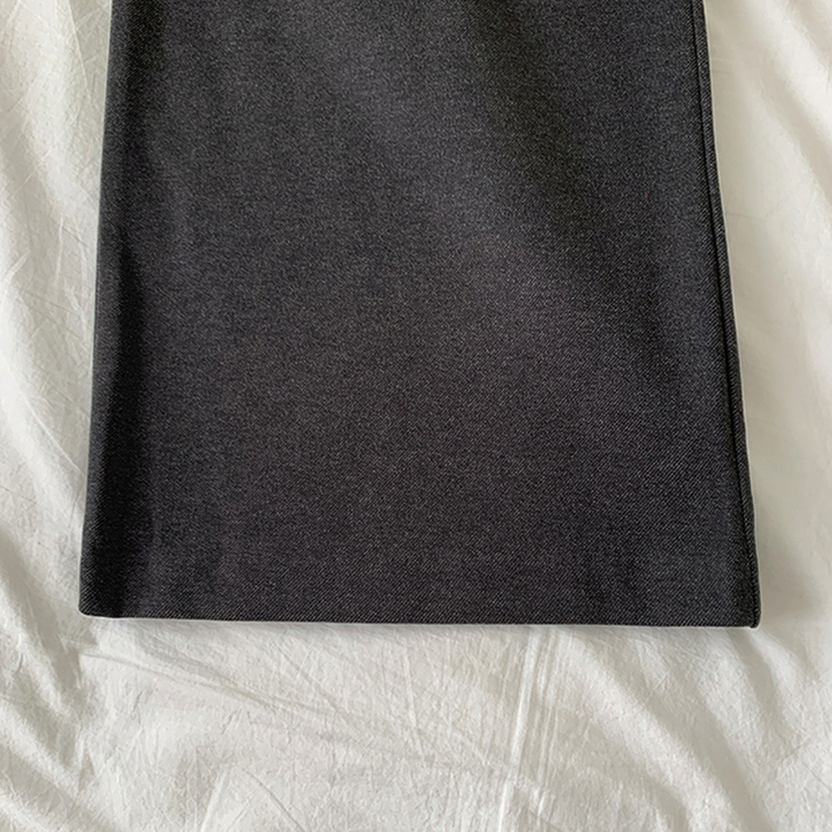 【丈別】【起毛】ツーピンタックボタンワイドスラックスパンツ