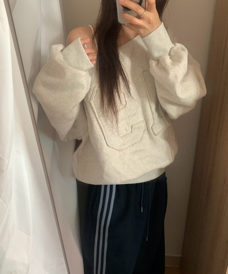 ナンバー19オフトレーナー OATMEAL