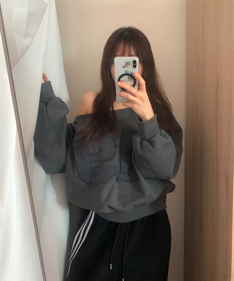 ナンバー19オフトレーナー CHARCOAL