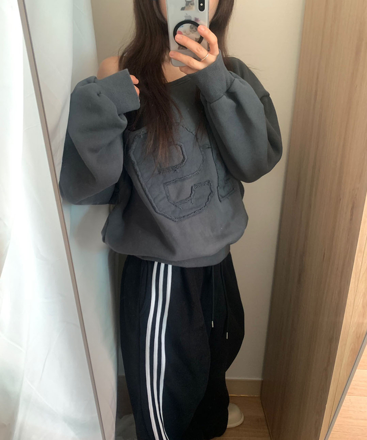 ナンバー19オフトレーナー CHARCOAL