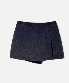 サイドスリットミニスカートパンツ