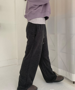 デイリーベーシックバンディングパンツ CHARCOAL