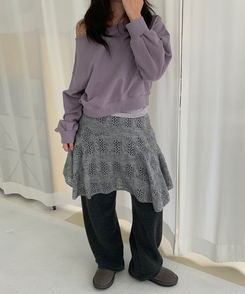 デイリーベーシックバンディングパンツ CHARCOAL