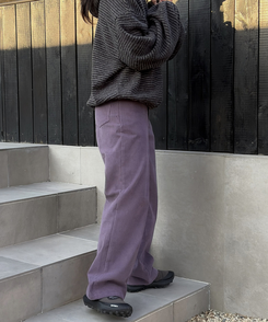 ルーズフィットコーデュロイパンツ PURPLE