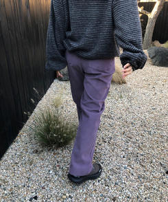 ルーズフィットコーデュロイパンツ PURPLE