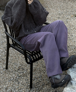 ルーズフィットコーデュロイパンツ PURPLE