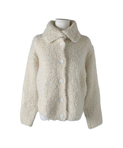 ハイネックボタンニットカーディガン