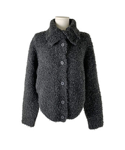 ハイネックボタンニットカーディガン