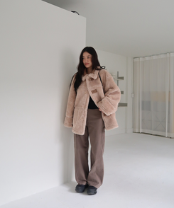 シームラインコットンパンツ KHAKI